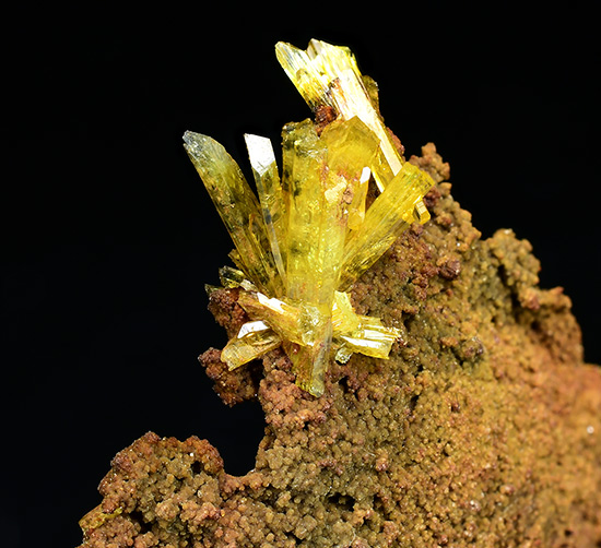 Legrandite - Ojuela Mine, Mapimi, Durango, Mexico