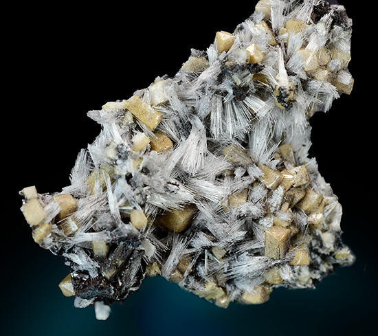 Bultfonteinite with Olmiite - N'Chwaning II Mine, Kuruman, Kalahari manganese field, Northern Cape, South Africa