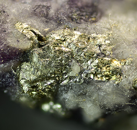 Calaverite , Cresson mine, Cripple Creek, Colorado, USA