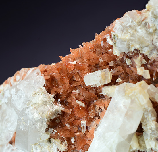 Rhodonite with quartz - Molinello Mine, Ne, Genoa, Liguria, Italy