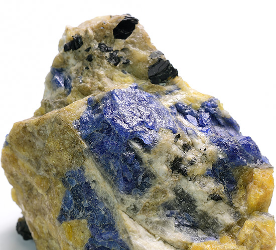 Sodalite with Cancrinite - Cancrinite Hill, Dungannon Township, Town of Bancroft, Hastings County, Ontario, Canada