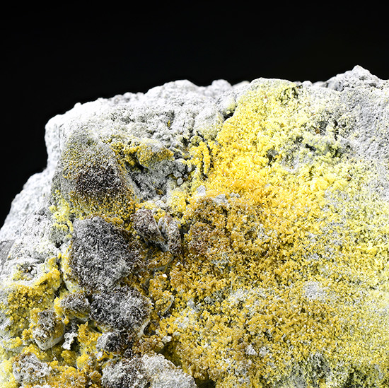 Challacolloite - Challacollatite with Galenobismutite - La Fossa Crater, Vulcano Island, Lipari, Eolie Islands, Messina Province, Sicily, Italy