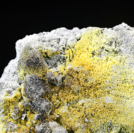 Challacolloite - Challacollatite with Galenobismutite - La Fossa Crater, Vulcano Island, Lipari, Eolie Islands, Messina Province, Sicily, Italy